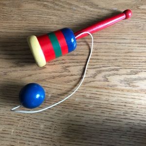Balero- Mexican Cup & Ball Game. Vintage, wooden.